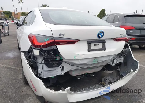 2024 BMW I4 Gran Coupe Edrive40 z USA, uszkodzony, nr VIN WBY73AW06RFR80412